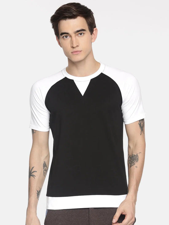 Solid Assorted Round Neck Cotton T-Shirt Regular Fit