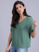 Gifted Guide Solid Women Top