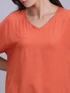 Splash Shine Solid Women Top