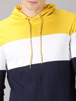 Elite Cotton Color Blocked Mens Sweatshirt