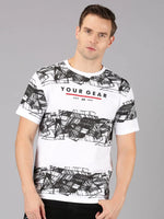 Colour Splash Printed Men T-Shirt