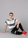 Colour Splash Printed Men T-Shirt