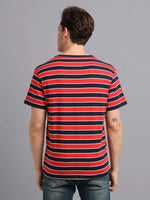 Red Bubble Striped Men T-Shirt