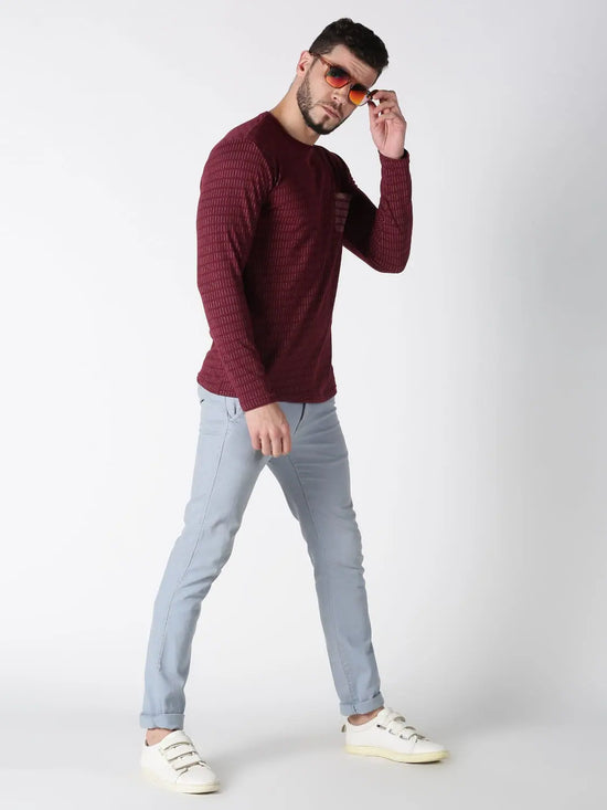 Comfy Look Solid Mens Sweatshirt