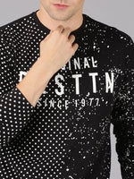 Short Printed Mens Sweatshirt