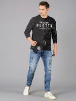 Short Printed Mens Sweatshirt