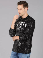 Short Printed Mens Sweatshirt