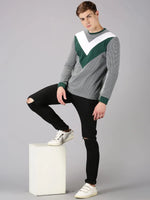 Decor Longline Color Blocked Mens Sweatshirt