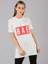 Big Foot Striped Women Top