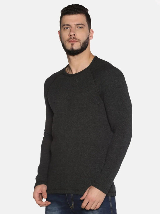 Perfect Fit Solid Mens Sweatshirt