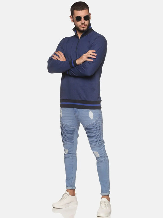 Jadely Solid Mens Sweatshirt