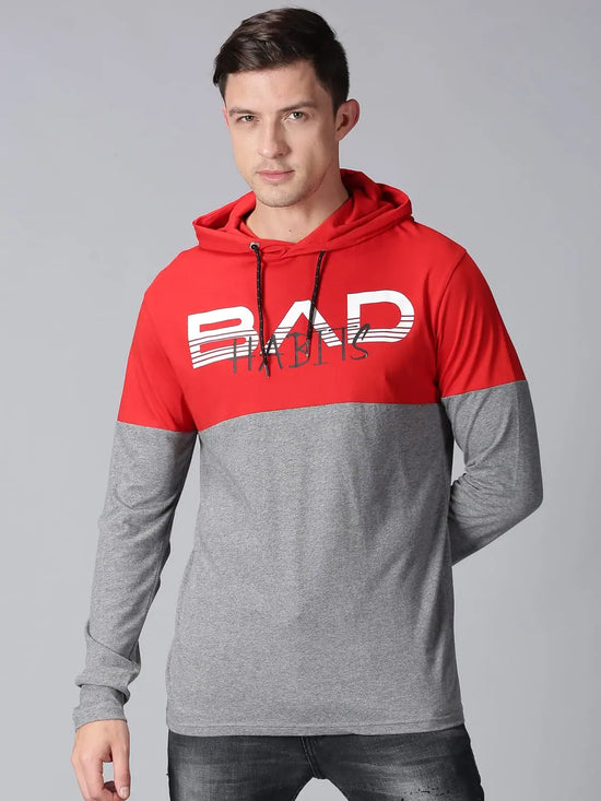 Hyper touch Color Blocked Mens Sweatshirt