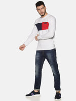 Night Clap Color Blocked Mens Sweatshirt