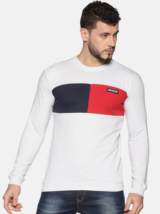 Night Clap Color Blocked Mens Sweatshirt