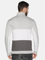 Ezarra Graphics Color Blocked Mens Sweatshirt