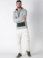 Urban Grey Solid Mens Sweatshirt