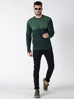 Assorted Color Blocked Mens Sweatshirt