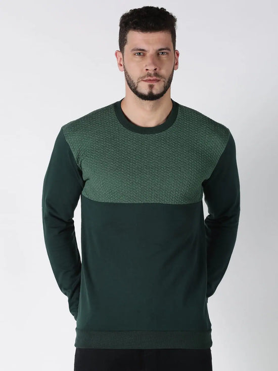 Assorted Color Blocked Mens Sweatshirt