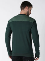 Assorted Color Blocked Mens Sweatshirt