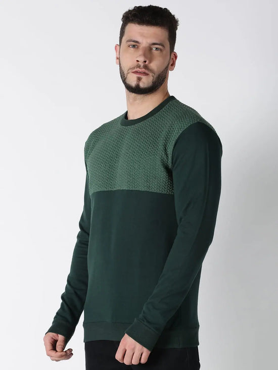 Assorted Color Blocked Mens Sweatshirt