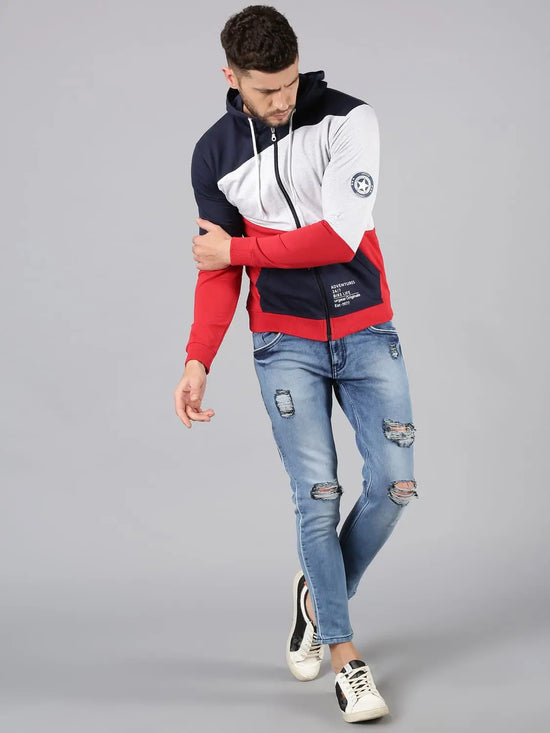 Colour Splash Color Blocked Mens Sweatshirt