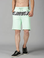 Star Graphics Color Blocked Mens Shorts