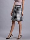 Urban Art Striped Women Skirt