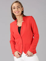 Cotton Boutique Solid Women Blazer