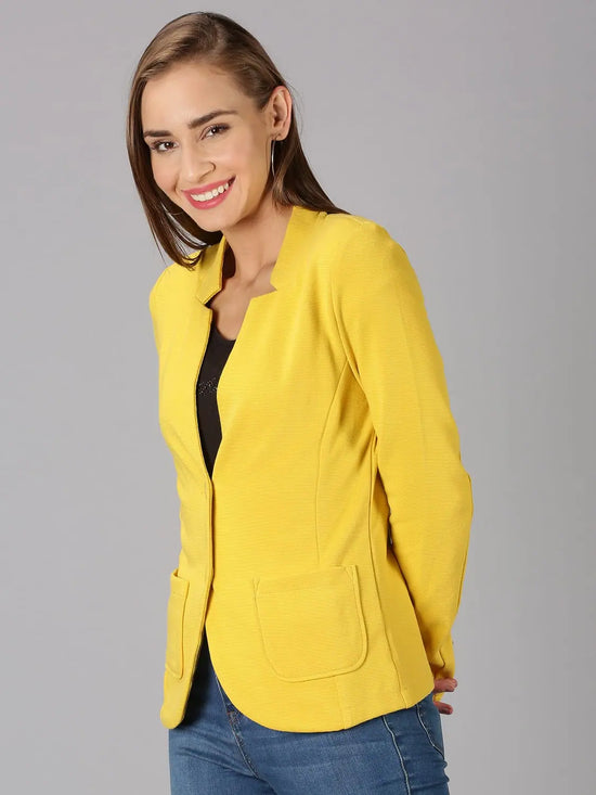 Formal Splash Solid Women Blazer