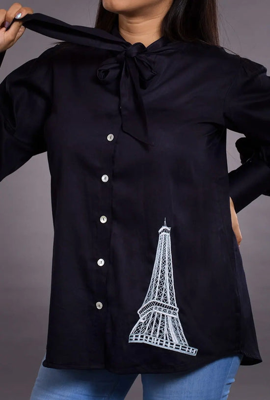 Eiffel Tower Designer Shirt