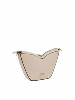 Kleio Bling Structured V-Shaped Double Zipper Shoulder Handbag For Women/Girls