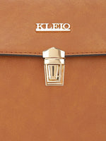 Kleio Connection Structured PU Leather Short Handle Handbag For Women Ladies