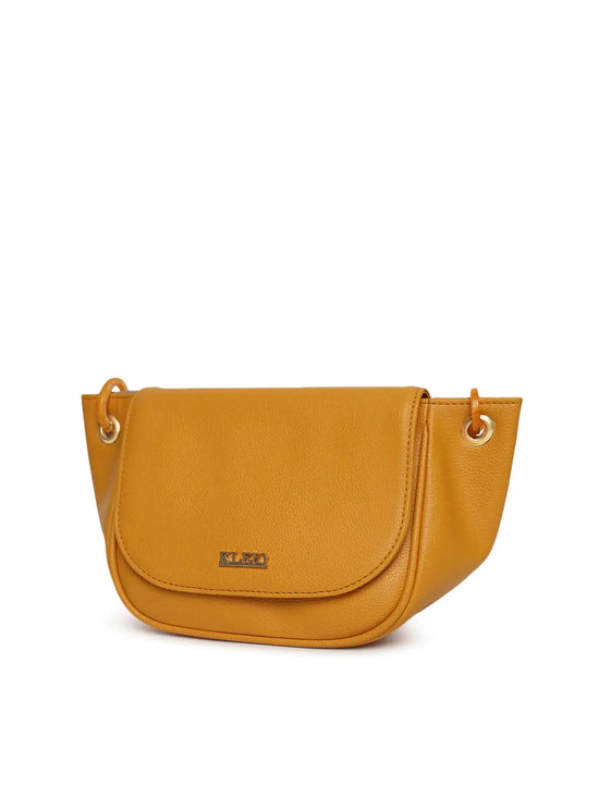 Kleio Connection PU Leather Short Strap Side Sling Bag for Women Girls