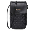 Kleio Lady Designer Small Quilted Crossbody Mobile Sling Pouch For Women/Girls