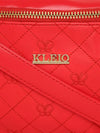 Kleio World Quilted Chain Sling Bum Waist Belt Pouch For Women Girls