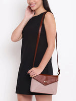 Kleio Lover?? Striped PU Leather Stylish Sling Cross Body Hand Bag for Women Girls Ladies