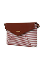 Kleio Lover?? Striped PU Leather Stylish Sling Cross Body Hand Bag for Women Girls Ladies