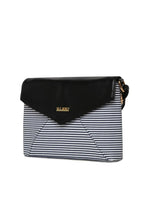 Kleio Pearl & Vera Striped PU Leather Stylish Sling Cross Body Hand Bag for Women Girls Ladies