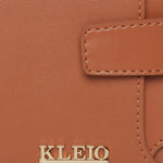 Kleio Tough Vegan Leather Multi Slot Clutch Wallet for Women/Girls