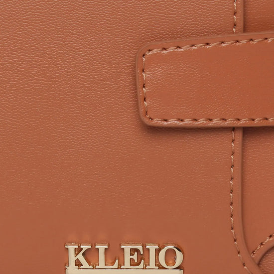 Kleio Tough Vegan Leather Multi Slot Clutch Wallet for Women/Girls