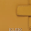 Kleio Green Lining Vegan Leather Multi Slot Clutch Wallet for Women/Girls