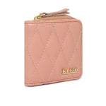 Kleio Treasure Vegan Leather Quilted Multi Slot Clutch Wallet Purse for Women/Girls