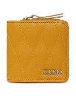 Kleio Bling Vegan Leather Quilted Multi Slot Clutch Wallet Purse for Women/Girls