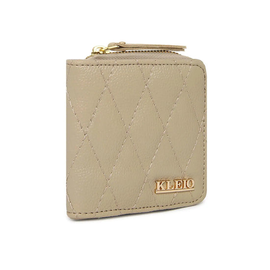 Kleio Connection Vegan Leather Quilted Multi Slot Clutch Wallet Purse for Women/Girls