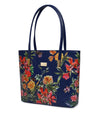 Kleio Boho Floral Printed Zipper Tote Shoulder Handbag For Women/Ladies