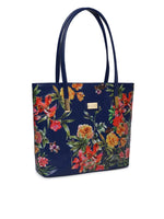 Kleio Boho Floral Printed Zipper Tote Shoulder Handbag For Women/Ladies