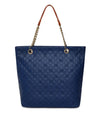 Kleio Glime Stylish Quilted Zip Tote Handbag Purse for Office Women Ladies College Girls