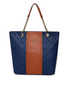 Kleio Glime Stylish Quilted Zip Tote Handbag Purse for Office Women Ladies College Girls