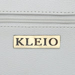 Kleio Boutique Vegan Leather Travel Cosmetics Toiletry Kit Bag Organizer For Women Girls