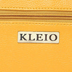 Kleio Global Vegan Leather Travel Cosmetics Toiletry Kit Bag Organizer For Women Girls